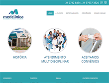 Tablet Screenshot of medclinica.com.br